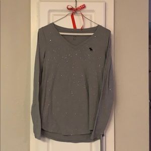 Like new Abercrombie kids girls 15/16 gray